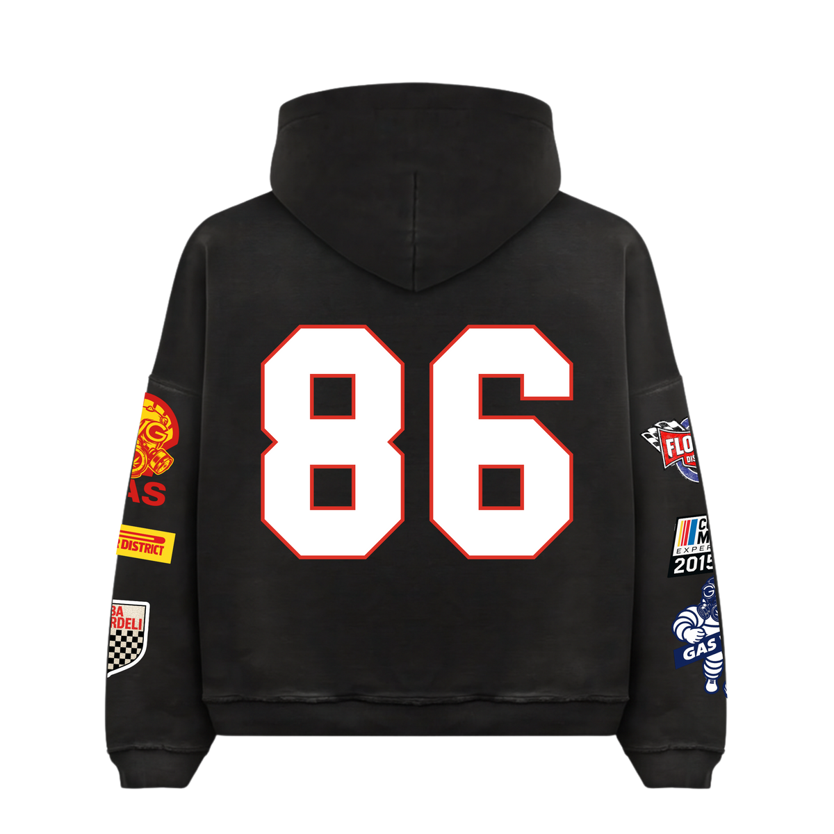 Gas Valley Champion Potassium Dyed Cropped Hoodie