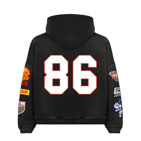 Gas Valley Champion Potassium Dyed Cropped Hoodie