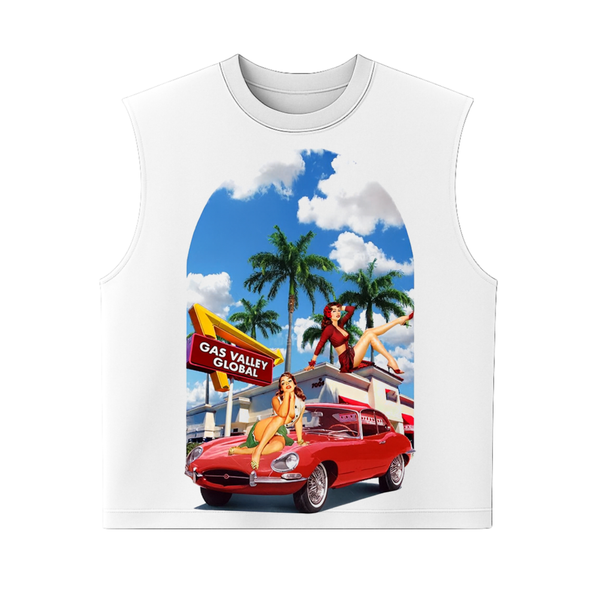 Gas Valley Garment Dyed Cut Off