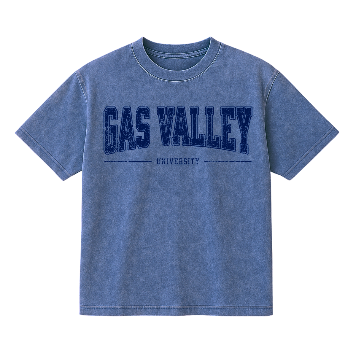 Gas Valley University - Mineral Wash T-Shirt