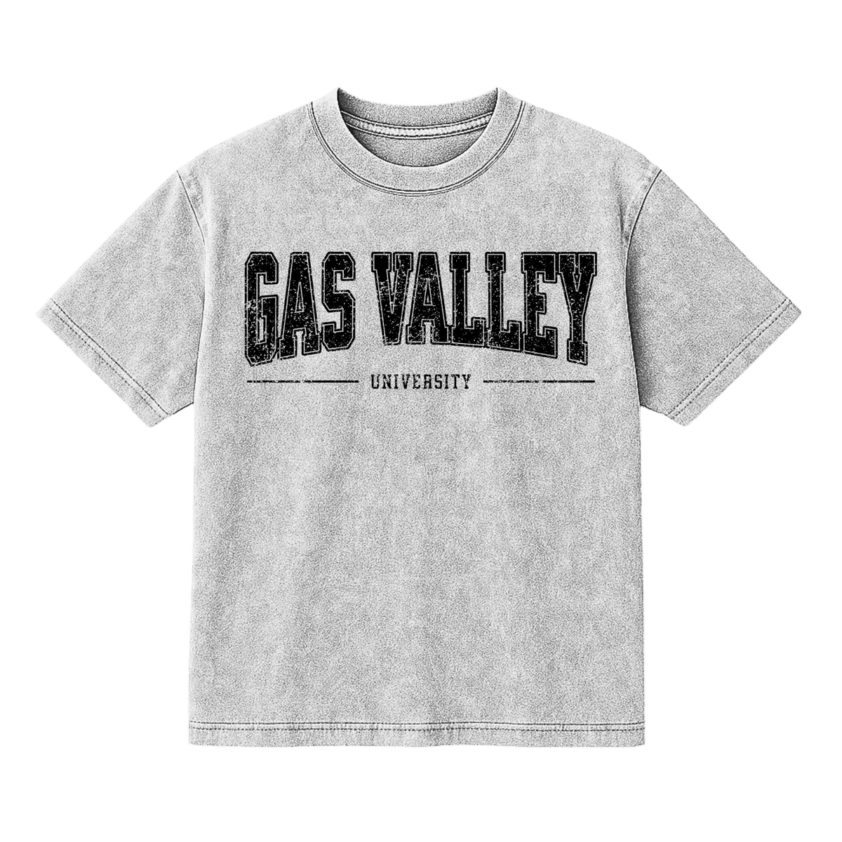 Gas Valley University - Mineral Wash T-Shirt
