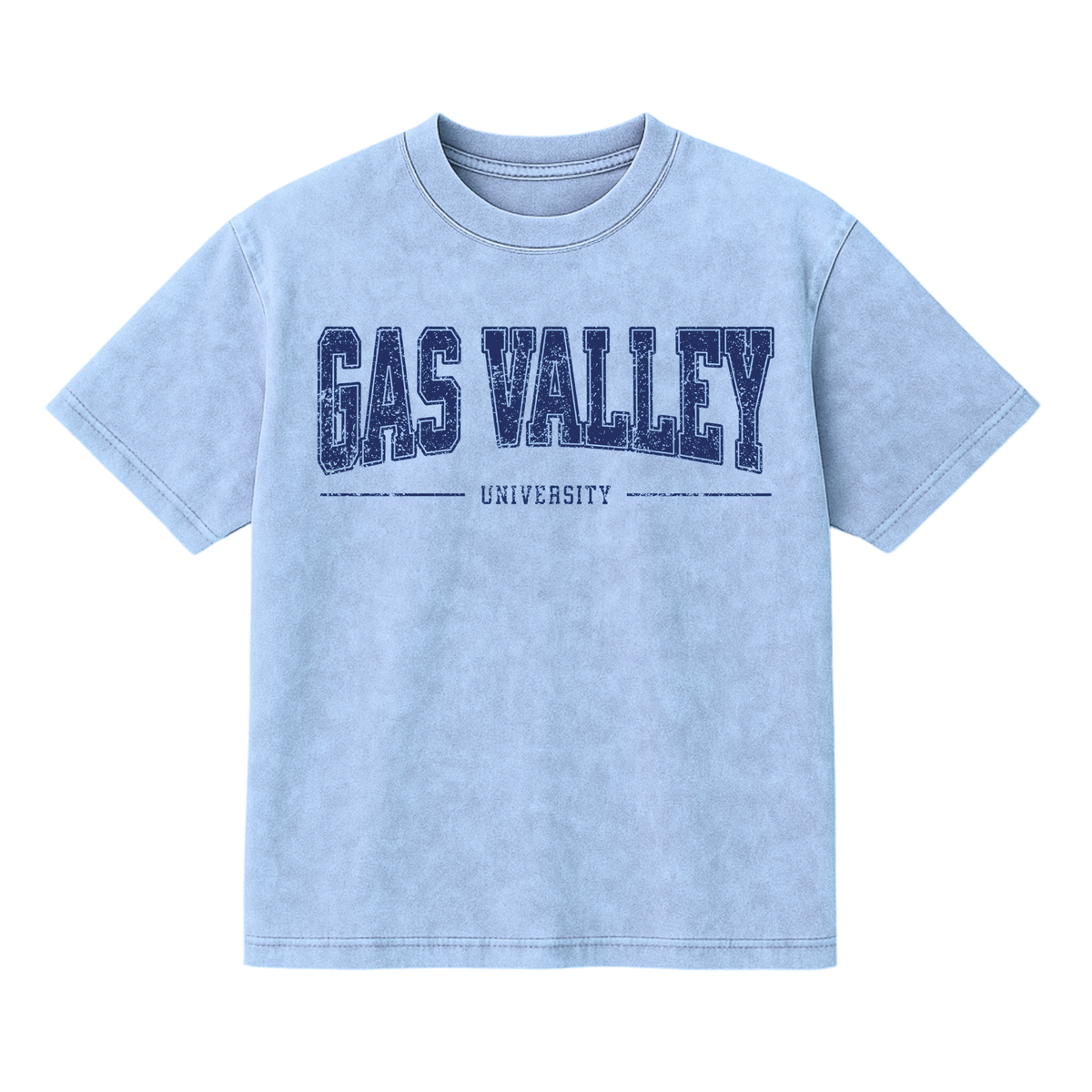 Gas Valley University - Mineral Wash T-Shirt