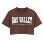 Gas Valley University One Size Crop Tee